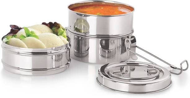 नीलम Tiffin Sada 3 कंटेनर लंच बॉक्स