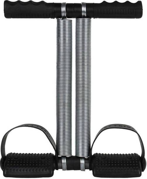 Shopeleven Double Spring Multipurpose Tummy Trimmer-Ab Exerciser For Unisex (Black) एब व्यायाम करने वाला