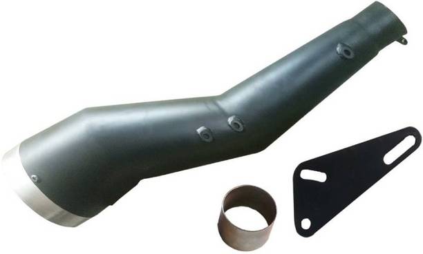 Dhe Best Bazooka/Cobra Front Chrome Glasswool/Filter Exhaust Silencer Royal Enfield Classic 500 Full Exhaust System