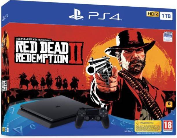 SONY PlayStation 4 (PS4) Slim 1 TB with Red Dead Redemption 2