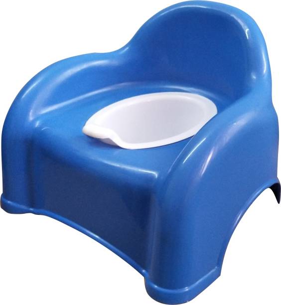 ATXP Baby Plastic Potty Chair  (blue) Potty Box