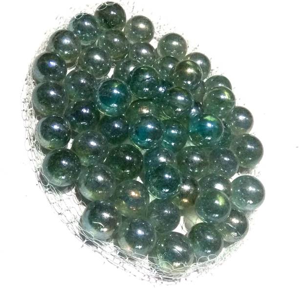 OM Nawani Collections 50 Pcs of Glass Marbels with Shooter Unique Collection