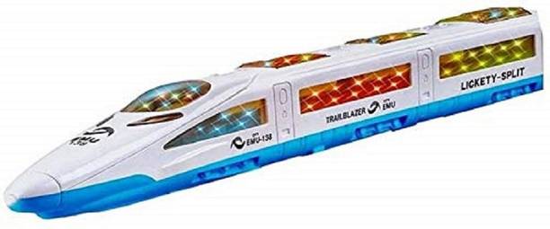 MS Amaze Collections Emu Speed Train for Kids with 3D Lights & Music