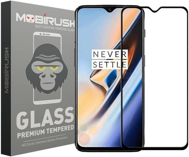 MOBIRUSH Edge To Edge Tempered Glass for OnePlus 6T