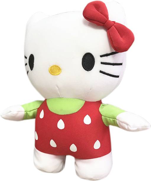 Tickles Strawberry Hello Kitty Soft Plush Stuffed Soft For Kids 26 cm  - 26 cm