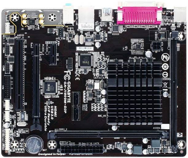 GIGABYTE GA-J1800M-D3P INTEL CPU onboardSocket Micro-ATX Intel H61 Express  Chipset DDR3 Motherboard for Desktop