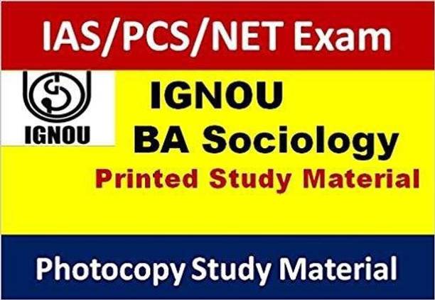 BA IGNOU Sociology Study Material( IAS /PCS/NET Exam)(Photocopy Notes)