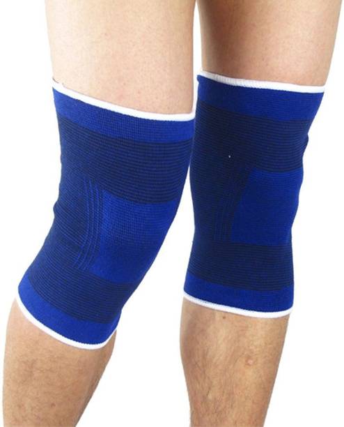 TIMA Blue Striped Elastic Knee Sleeve Support Brace Knee Support