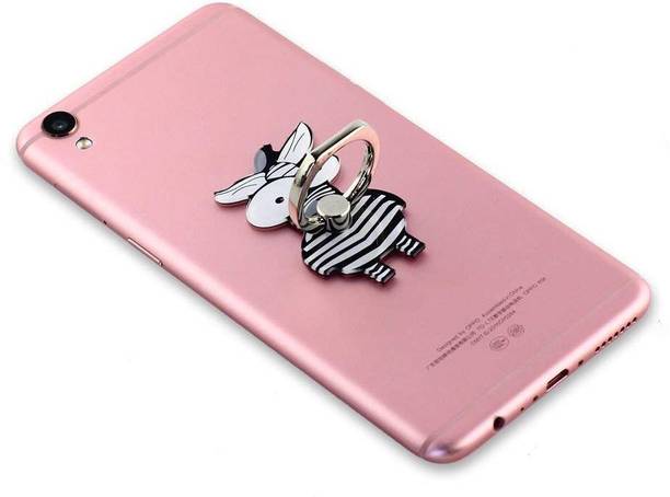 befunky Mobile Phone Ring Grip Holder Stand, Funky Animal Ring Phone Grip 360 Degree Rotation (Universal) (Zebra) Mobile Holder