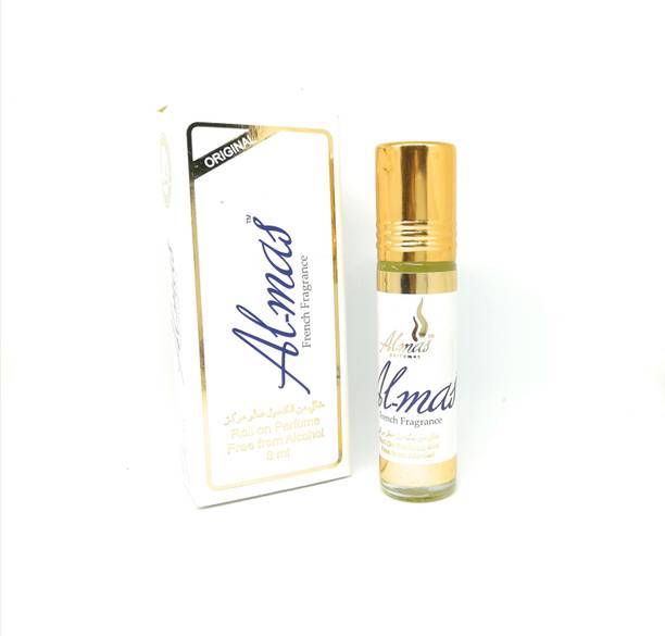 Almas French Fragrance 8ml Long Lasting Scent Floral Attar