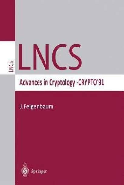 Advances in Cryptology - CRYPTO '91