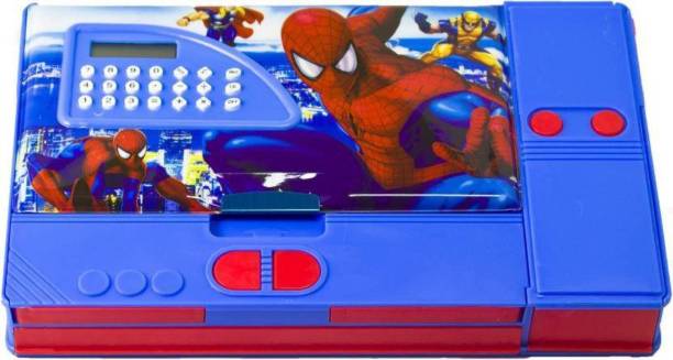 skyler Calculator box Spiderman Art Plastic Pencil Box