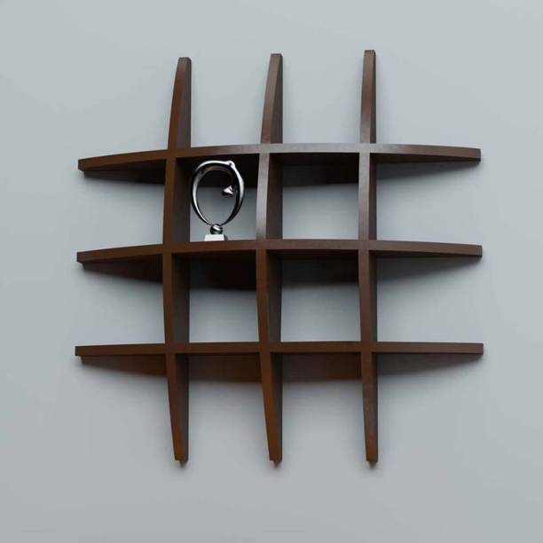 OnlineCraft wooden wall decor Wooden Wall Shelf