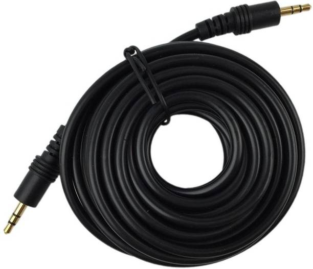 DazzelOn AUX Cable 10 m 10 Meter 3.5mm Stereo To 3.5mm Stereo Aux Cable For Speakers,mobile,laptops,home Theaters,amplifiers,mic, Stereo