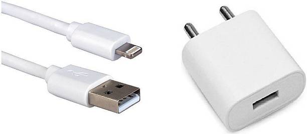 Apple White 2 A Wall Charger for Mobile with Detachable Cable
