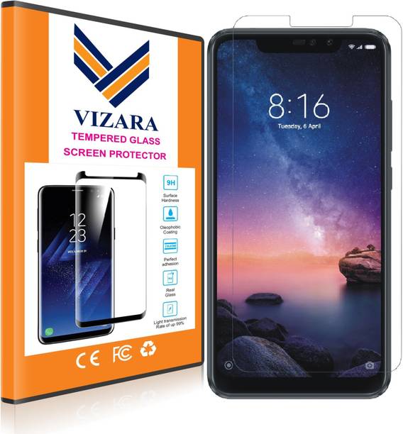 VIZARA Tempered Glass Guard for Mi Redmi Note 6 Pro