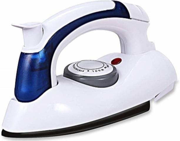 मोहक Travel Folding Handel Portable Powerful Mini Electrical Steam Iron Press,White ड्राई आयरन