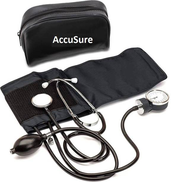 AccuSure Aneroid Sphygmomanometer With Stethoscope Bp Monitor