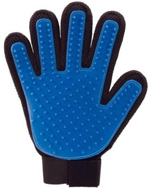BASIL Five Finger De-shedding Gloves for Dogs & Cats Grooming Gloves for Dog