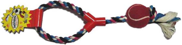 Super Dog Cotton Pull Toy With Ball Cotton Tug Toy For ...