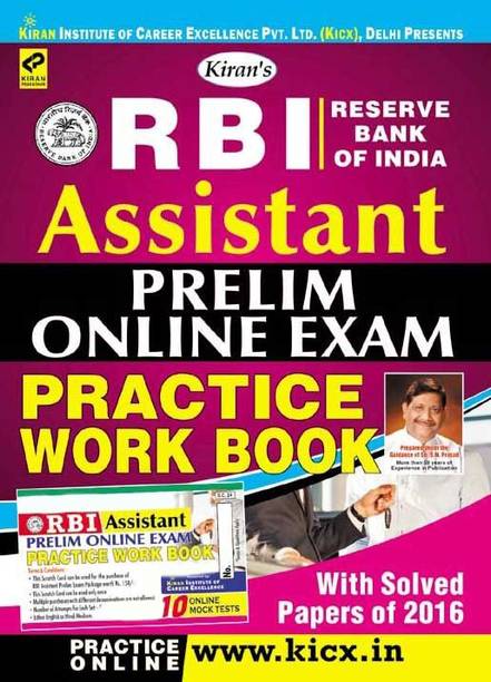 Rbi Assistant Prelim Online Exam Practice Work Book-English Medium