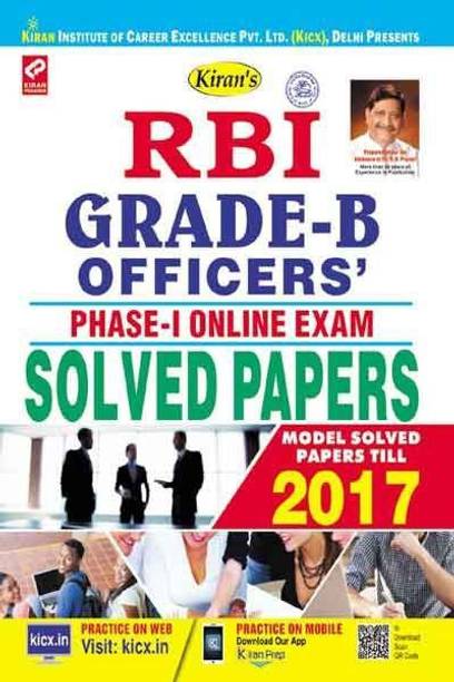 Rbi Grade 'b' Officers' Exam Phase I Online Exam Solved Papers English