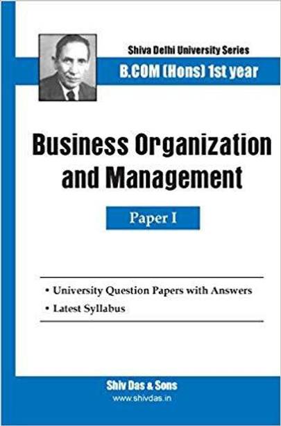 Business organization and management B.com(H)