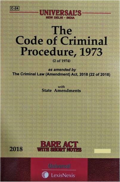 Code Of Criminal Procedure 1973 Bare Act With Short Notes