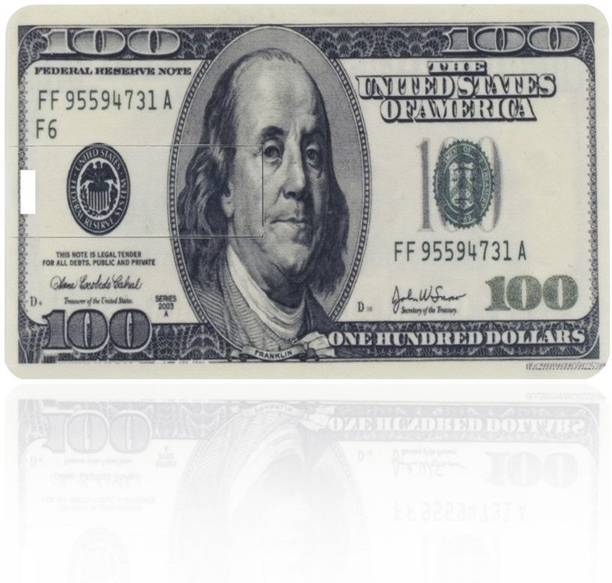 Tobo 100 Dollar Cash Model Memory Stick Pen Drive Creative U Disk Memory Cards. 8GB 8 Pen Drive Compatible with Desktop Computer, Television, Laptop USB 2.0 Plastic Case