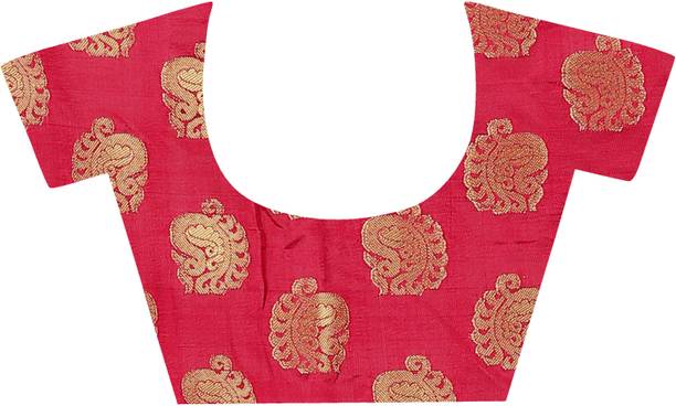 FINE WEAR Woven Kanjivaram Cotton Silk Saree - Image 6
