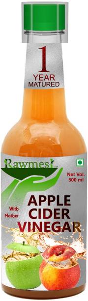 Rawmest 1 YEAR MATURED Apple Cider Vinegar with Extra Mother for weight Management Vinegar