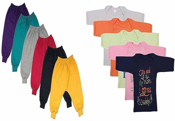 Fareto Baby Boys & Baby Girls Casual Pyjama T-shirt