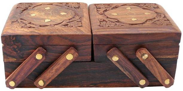 Sri Balajee Jewellery Box for Women Wooden vanity box Vanity Box