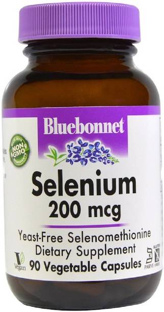 Bluebonnet Nutrition Selenium, Yeast-Free Selenomethionine, 200 mcg, 90 Veggie Caps