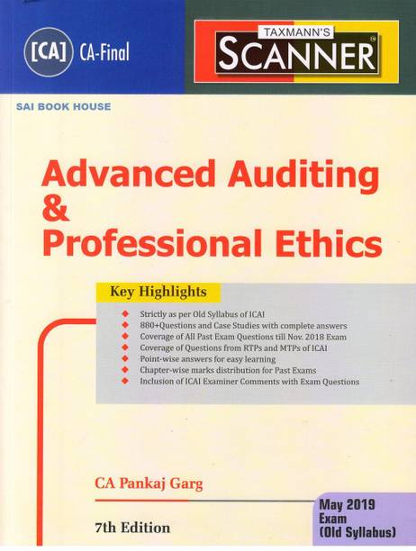 Scanner - Advanced Auditing & Professional Ethics (Old Syllabus)