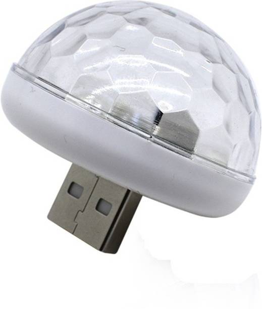 AutoBizarre Mini Disco DJ Lamp Light Multi-Color Sound Activated Music Controlled Sensor Lights USB Powered Car Fancy Lights