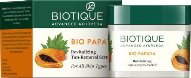 BIOTIQUE Bio Papaya Revitalizing Tan-removal Scrub