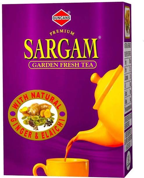 Duncans Sargam Ginger & Elaichi Tea -250 gm (Pack of 2) Ginger Tea Tetrapack