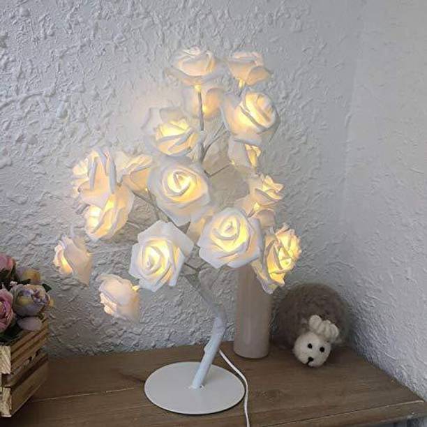 Lilone AtneP LED White Rose Tree Home Decoration 24 LED Lighting