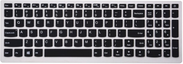 laptop 15.6-inch Laptop Saco Chiclet Keyboard Skin for Lenovo Ideapad G50-45 Black with Clear 80E3004EIN