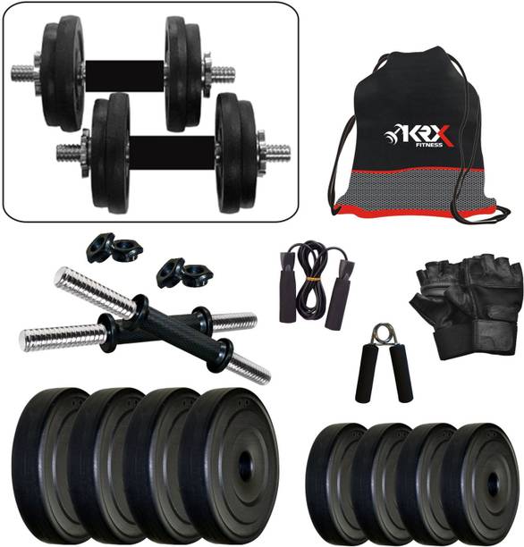 KRX PVC-DM-10KG-COMBO4 Adjustable Dumbbell