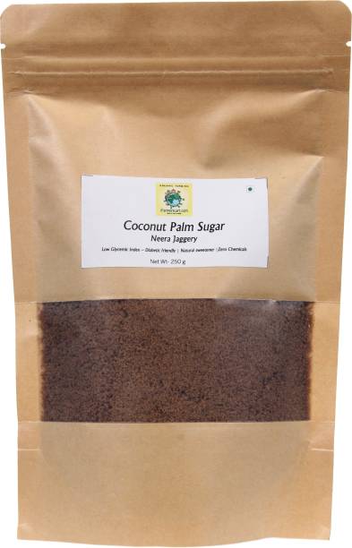 iFarmerscart Coconut Neera Jaggery Powder | Coconut Sugar Crystal Powder Jaggery