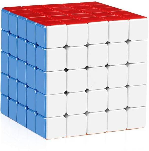 Authfort Ultra Smooth 5x5 Magic HighSpeed Stickerless Cube with Adjustable Speed