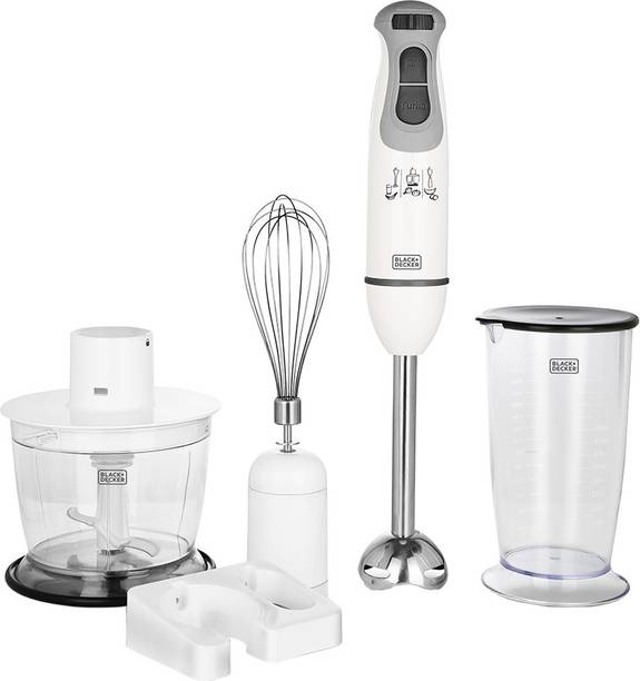 Black & Decker 600 W White Hand Blender