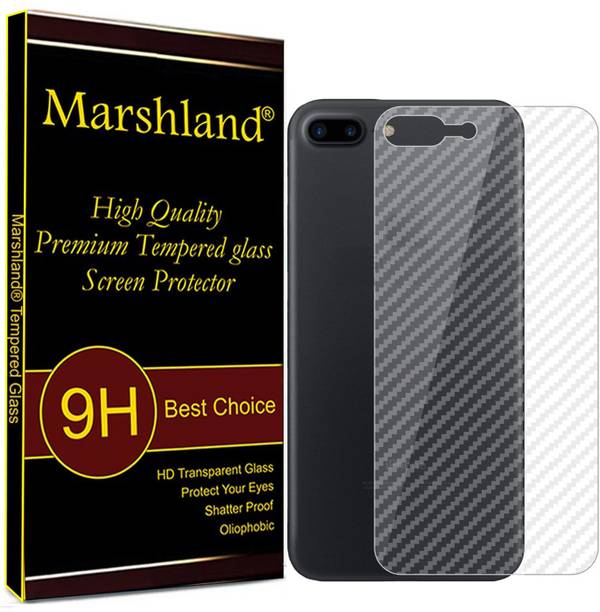 MARSHLAND Back Screen Guard for Apple iPhone 7 Plus, 3D Touch Feel Carbon Fiber, Flexible Anti Scratch Bubble Free
