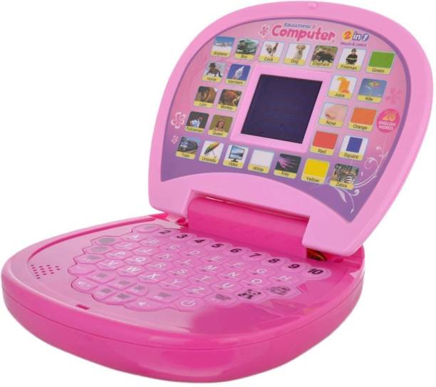Instabuyz Educatioal Computer Laptop with Led Screen (pink)
