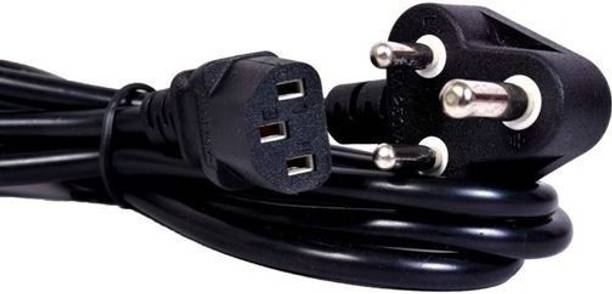 FOX MICRO Power Cord 3 m 3 Pin Power Cord Cable Computer, Monitor, Printer, UPS, PC SMPS (3 Meter PACK OF 2 POWER CORD )