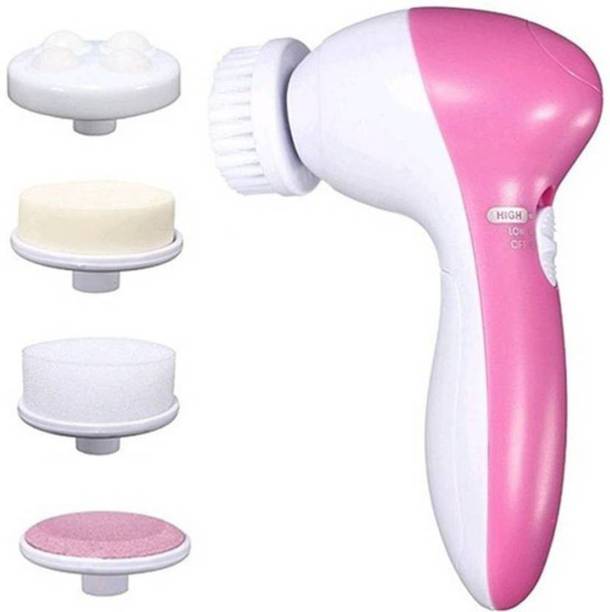K KBMS KRITAM BIG MARKETING SHOP FASE smooth Skin face beauty Massager care electric machine for women electronic roller Electric Facial Cleansing Brush - Body Beauty Care 5 in 1 facial Body Facial Massager combo smooth Skin face beauty Massager care electric machine for women electronic roller Electric Facial Cleansing Brush - Body Beauty Care 5 in 1 facial Body Facial Massager