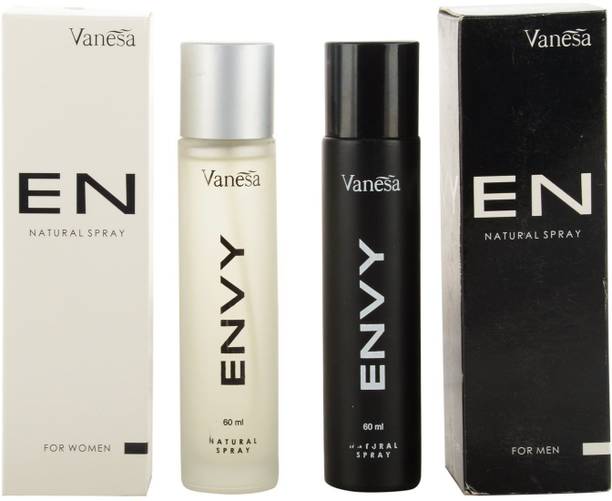 Envy Body Spray Combo (Pack of 2) 60ml each Perfume Body Spray  -  For Men & Women