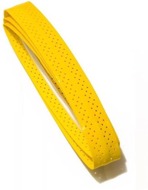 EmmEmm Premium PU Yellow Blue Badminton Grip Smooth Tacky